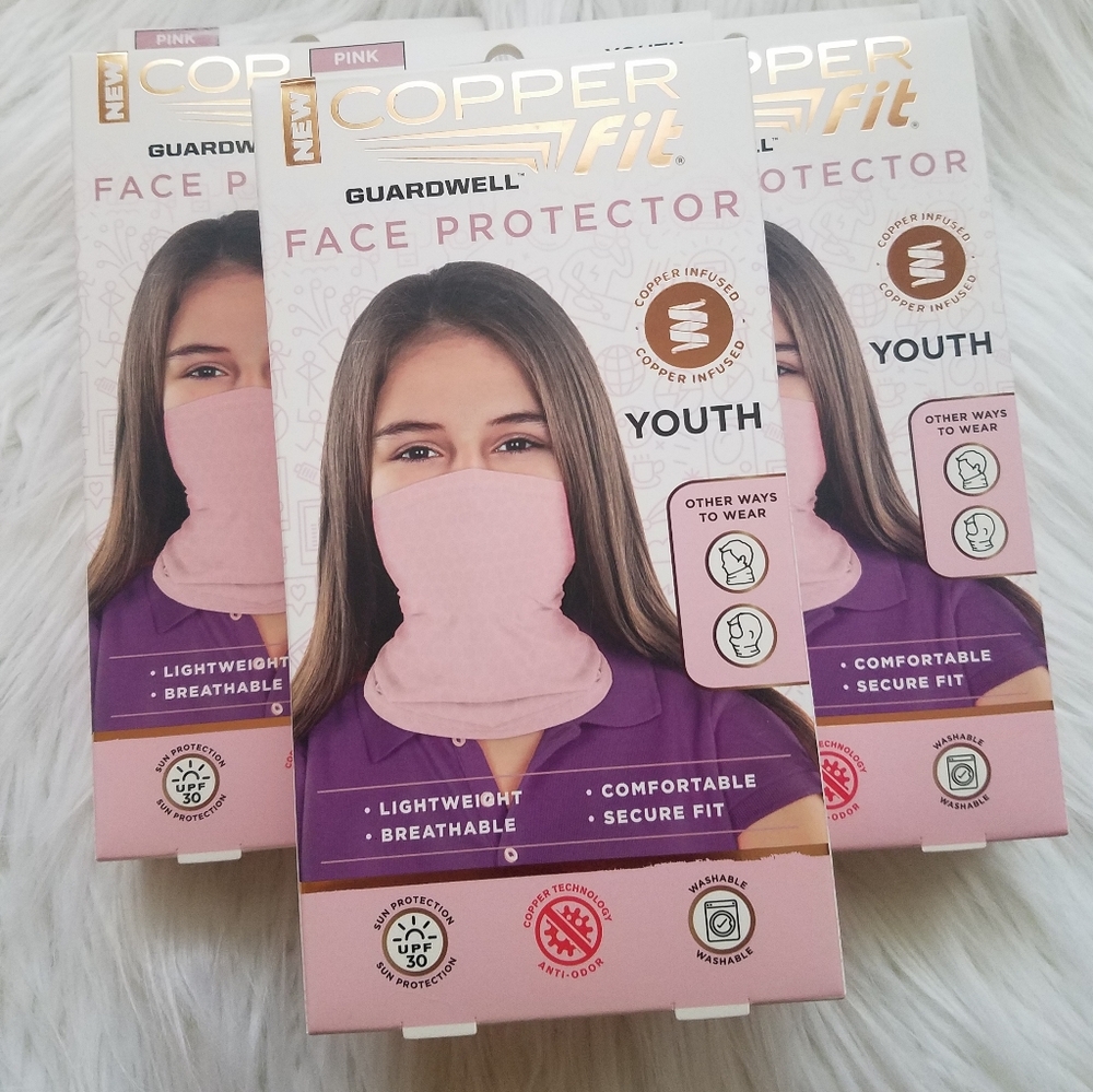🆕️Cooper Fit Face Mask Protector 3Piece AGES 8+